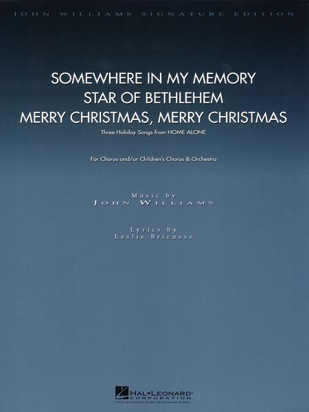 Three Holiday Songs From Home Alone : For SATB Chorus and / Or Children's Chorus and Orchestra.