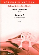 Sonate In F : Für Violoncello Und Klavier / edited by Gernot M. Grohs.
