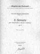 6 Sonate, Op. 4 : Per Violoncello E Basso Continuo / edited by Alessandro Bares.