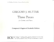 Three Pieces : For Clarinet and Piano (1998).