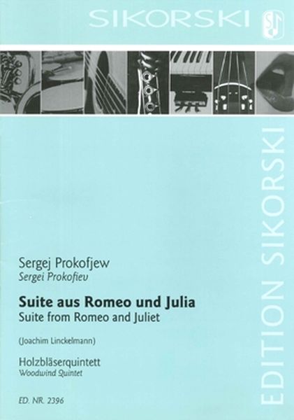 Suite From Romeo and Juliet : For Woodwind Quintet.
