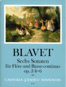 Sechs Sonaten, Op. 3/4-6 : Für Flöte Und Basso Continuo / edited by Winfried Michel.