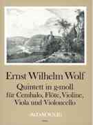 Quintett In G-Moll : Für Cembalo, Flöte, Violine, Viola Und Violoncello / edited by Yvonne Morgan.