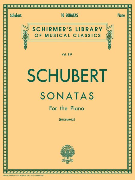 Ten Piano Sonatas / edited by G. Buonamici.