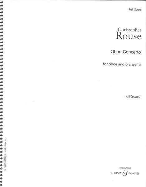 Oboe Concerto.