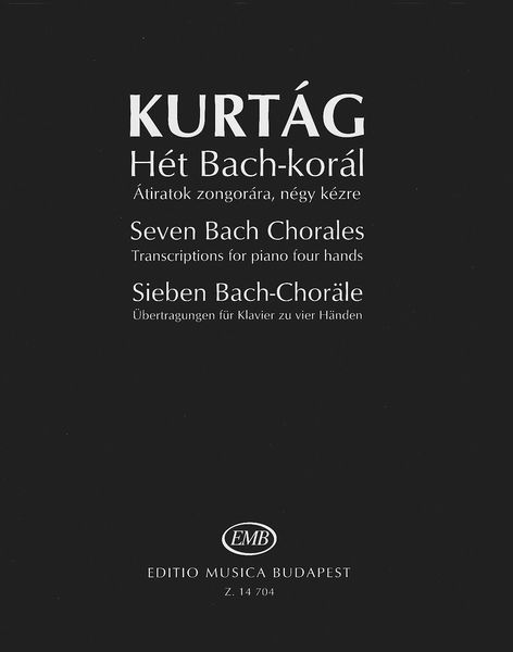 Seven Bach Chorales : transcriptions For Piano, Four Hands.