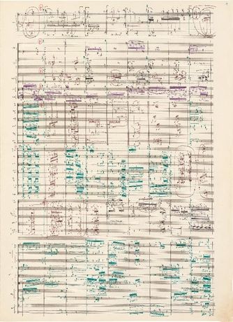 Tombeau : Facsimiles Of The Draft Score and The First Fair Copy Of The Full Score.