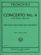 Concerto No. 4 In Bb Major, Op. 53 : For Piano (Left Hand) - reduction For Two Pianos.