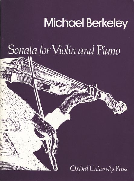 Sonata : For Violin and Piano.
