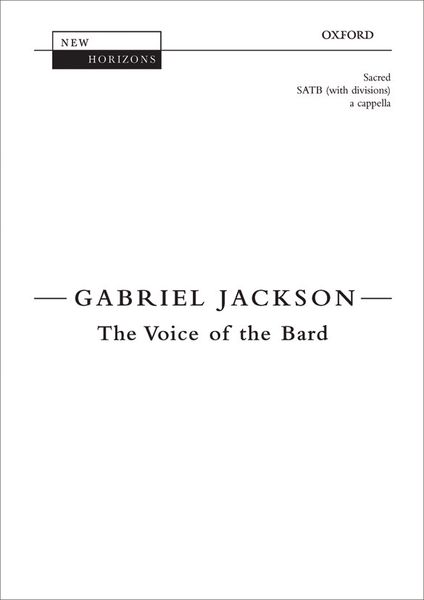 Voice Of The Bard : For SATB Choir A Cappella.