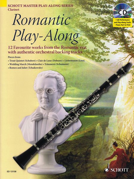 Romantic Play-Along : For Clarinet / arranged by Artem Vassiliev.