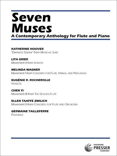 Seven Muses - A Contemporary Anthology : For Flute and Piano.