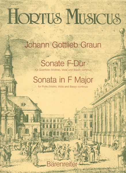 Sonata In F Major : For Flute (Violin), Viola and Basso Continuo.