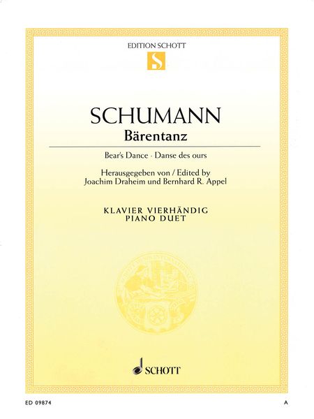 Bärentanz : For Piano Duet / edited by Joachim Draheim and Bernhard R. Appel.