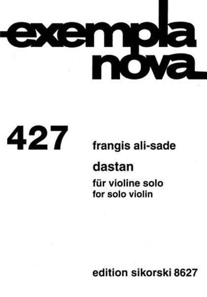 Dastan : Für Violine Solo (2009).