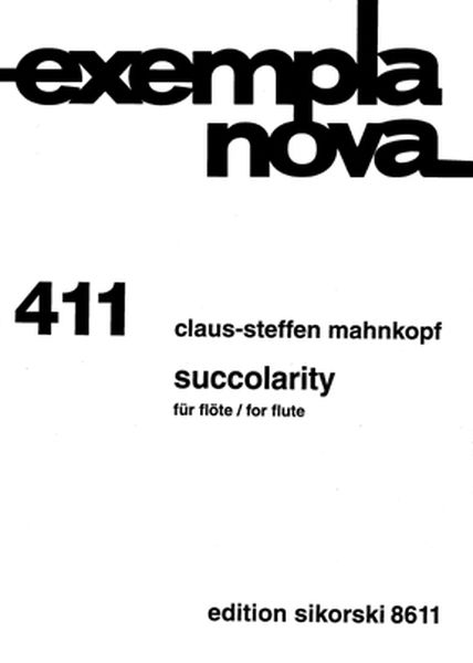 Succolarity : For Flute (1989).