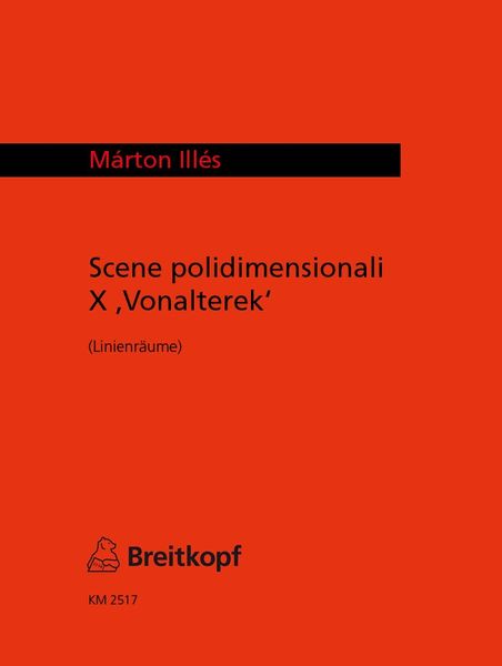 Scene Polidimensionali X - Vonalterek : Für Klarinette, Viola und Klavier (2005).