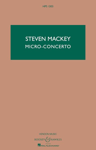 Micro-Concerto : For Percussionist and Mixed Quintet.