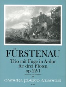 Trio Mit Fuge In A-Dur, Op. 22/1 : Für Drei Flöten / edited by Bernhard Päuler.