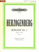 Sonate Nr. 1 A-Moll, Op. 52 : Für Violoncello und Klavier / edited by Bernd Wiechert.