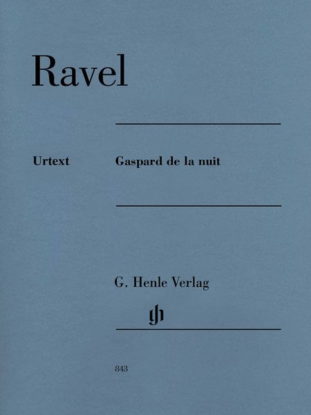 Gaspard De la Nuit : For Piano / edited by Peter Jost.