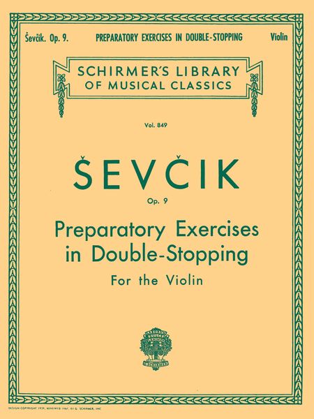 Preparatory Exercises In Double-Stopping, Op. 9 : For Violin.
