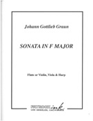 Sonata In F Major : For Flute Or Violin, Viola and Harp / edited by The Debussy Trio.