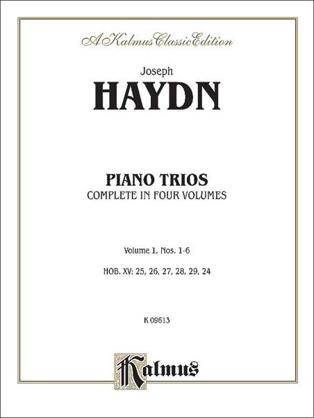 Piano Trios, Vol. 1 : Nos. 1-6.