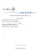 Concerto No. 2 : For Marimba and Orchestra (2008) - reduction For Marimba and Piano.