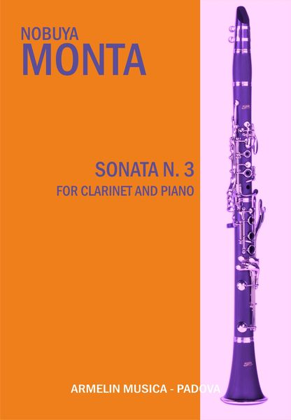 Sonata N. 3 : For Clarinet and Piano.