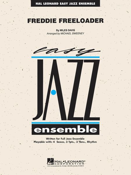 Freddie Freeloader : For Easy Jazz Ensemble.
