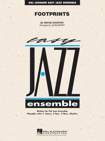 Footprints : For Easy Jazz Ensemble.