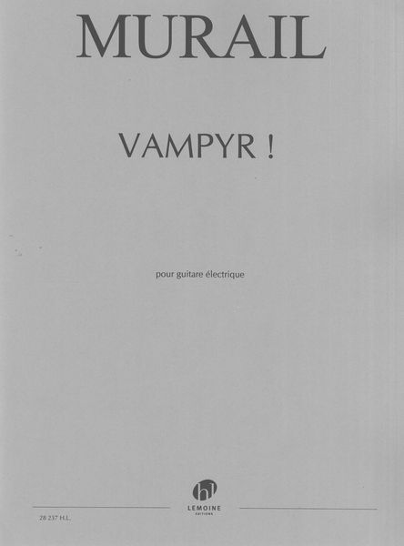 Vampyr! : For Electric Guitar.