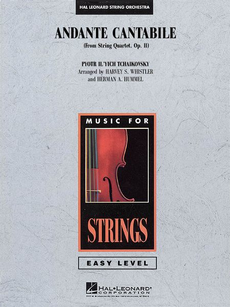 Andante Cantabile From String Quartet No. 1, Op. 11 : For String Orchestra.