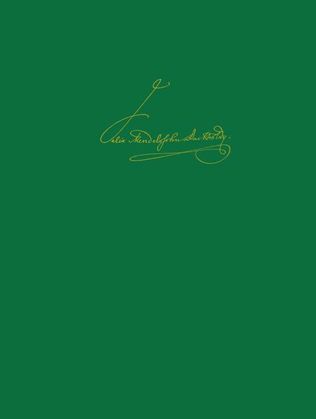 Sinfonie A-Dur (Italienische), Mwv N 16 - Fassung 1833 / edited by Thomas Schmidt-Beste.