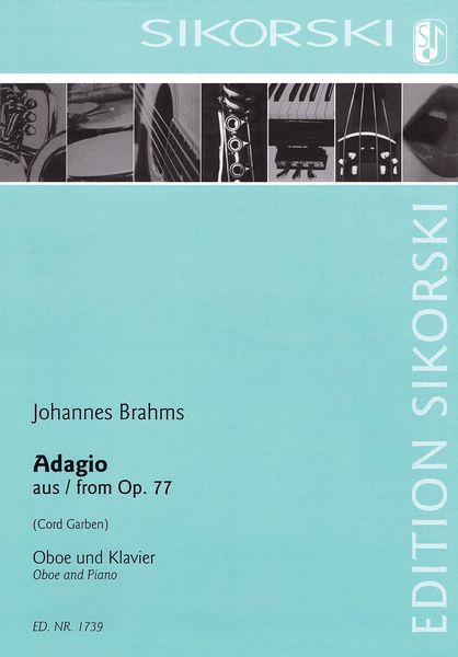Adagio From Op. 77 : For Oboe and Piano / arranged by Cord Garben.