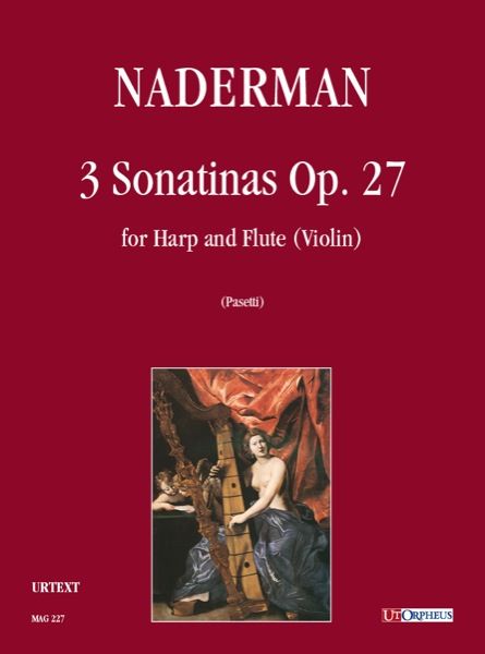 3 Sonatinas, Op. 27 : For Harp and Flute (Violin) / edited by Anna Pasetti.