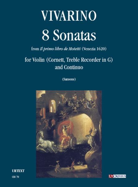 8 Sonatas From Il Primo Libro De Motetti (Venezio 1620) : For Violin and Continuo.
