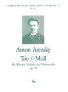 Trio F-Moll, Op. 73 : Für Violine, Violoncello und Klavier.