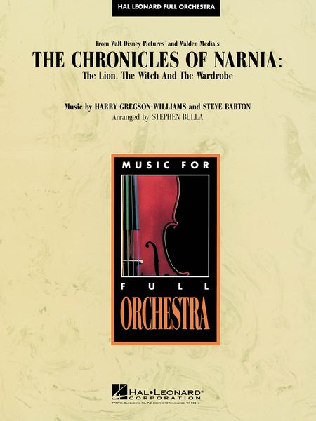 Music From The Chronicles Of Narnia - The Lion, The Witch & The Wardrobe : For Orchestra.