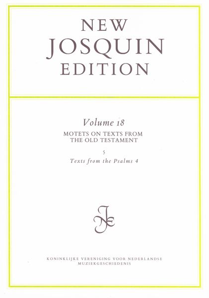 Motets On Texts From The Old Testament 5 : Texts From The Psalms 4 / edited by Leeman L. Perkins.