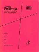 After Forgetting : For Clarinet, Percussion, Piano, Violin and Cello (2009).