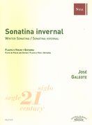 Sonatina Invernal = Winter Sonatina : For Flute Or Violin and Guitar (2007).