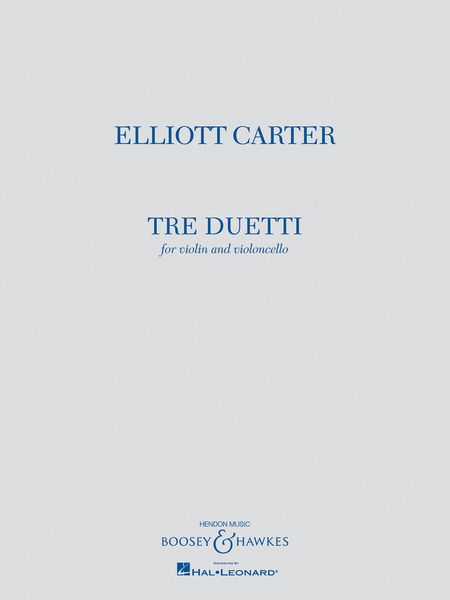 Tre Duetti : For Violin and Violoncello (2008).