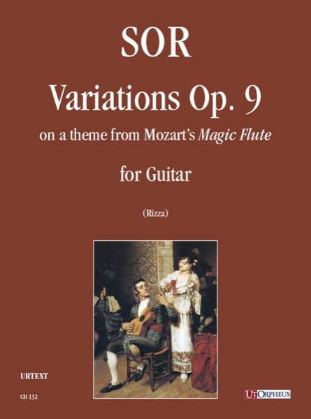 Variations, Op. 9, On A Theme From Mozart's Magic Flute : For Guitar / edited by Fabio Rizza.