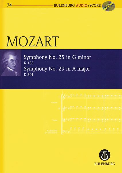 Symphony No. 25 In G Major, K. 183; Symphony No. 29 In A Major, K. 201 / edited by Richard Clarke.