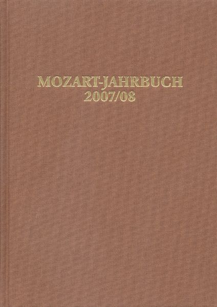 Mozart-Jahrbuch 2007/08.