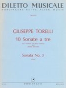 Sonata E-Moll, Op. 1/3 : For Two Violins and Continuo / edited by Walter Kolneder.