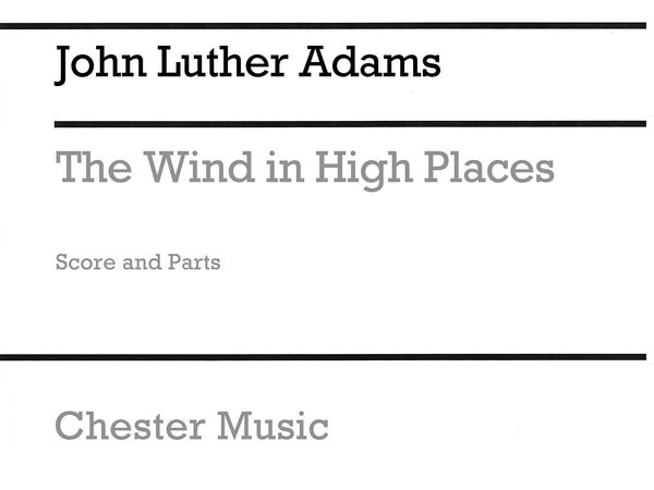 String Quartet (The Wind In High Places) (2011).