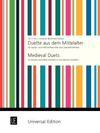 Medieval Duets : For Descant and Treble Recorder Or 2 Descant Recorders / arr. Coles Graham.